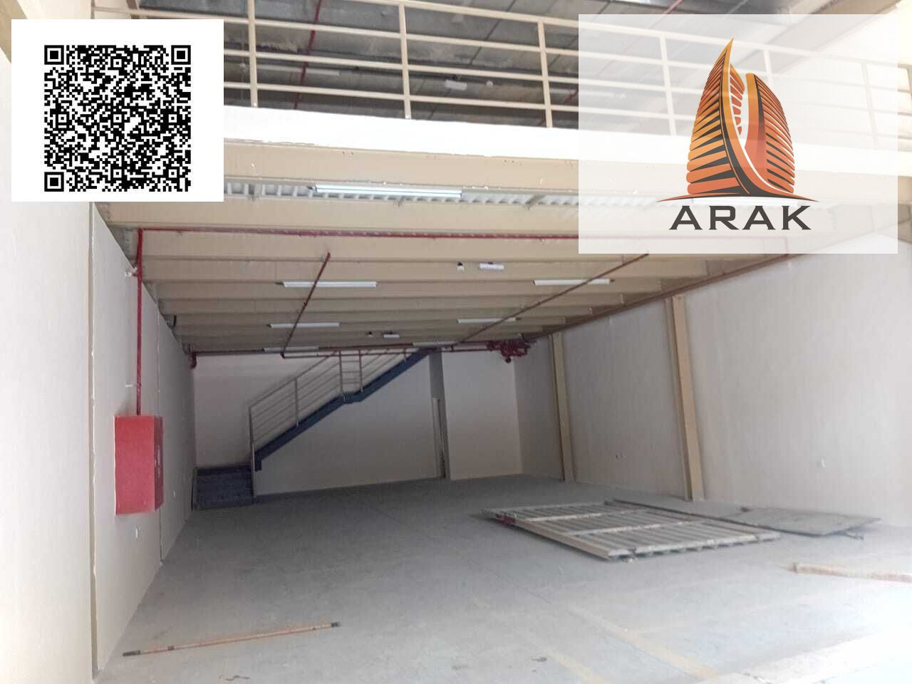 Annual warehouse for rent in Al Jurf Industrial Area 1, a strategic and highly demanded location with
