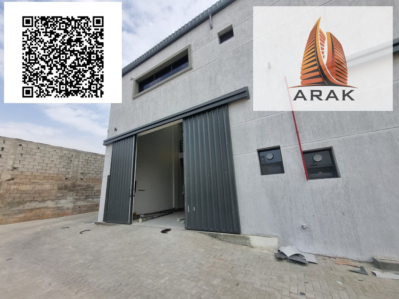 Brand New Warehouse for Rent Prime Location on Double Sided Road A brand new warehouse is available for rent with high specifications,