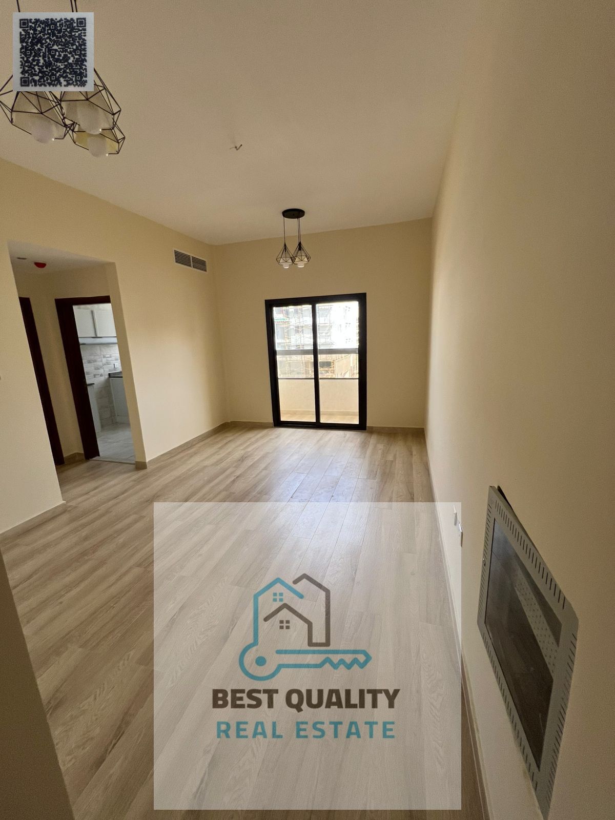 • One-bedroom apartment for rent in Al Hamidiya area, Ajman Brand new, never been lived in before.