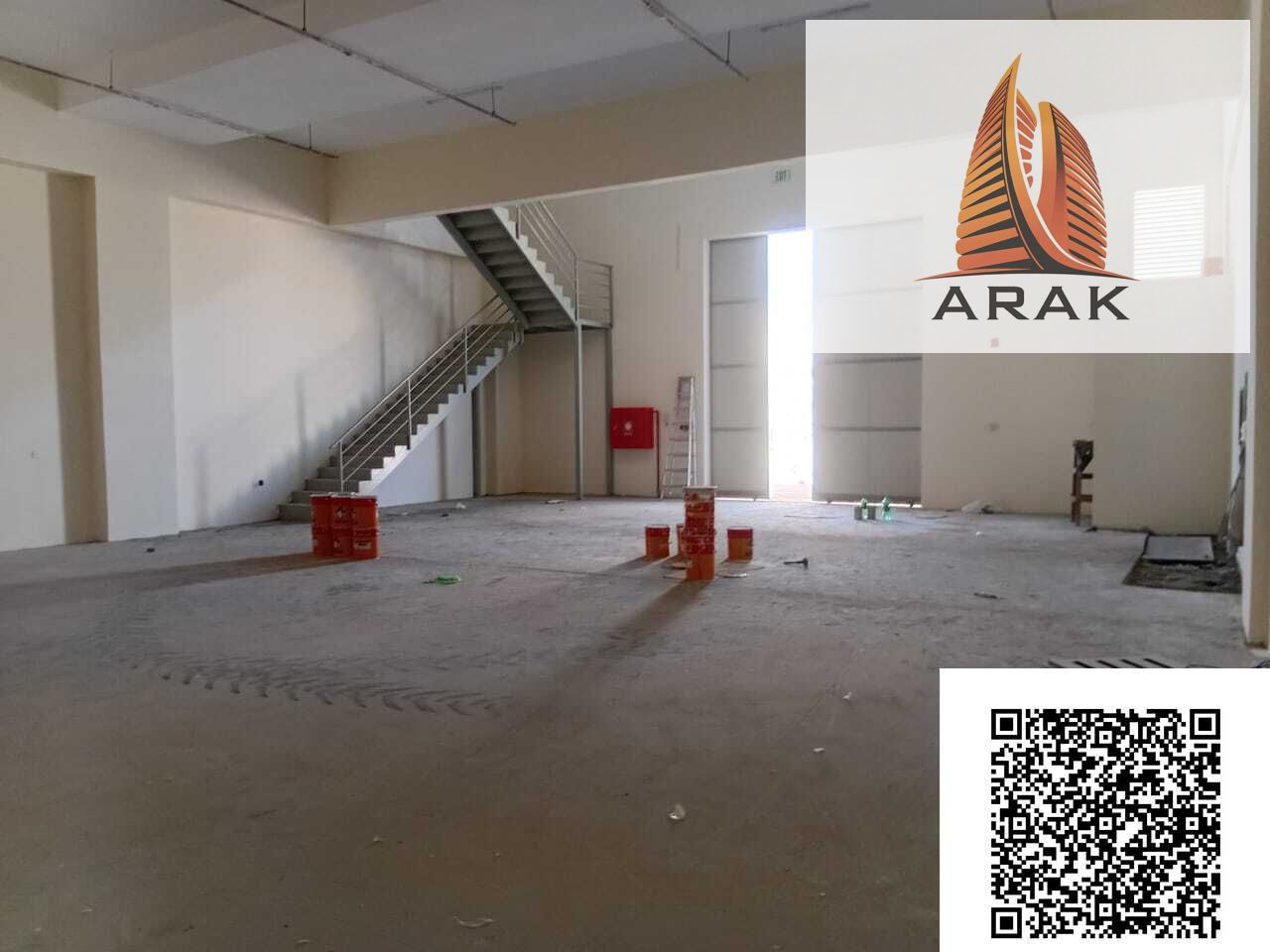 An annual warehouse is available for rent with a total area of 4000 square feet in Al Jurf Industrial Area 3, located in a strategic location with eas