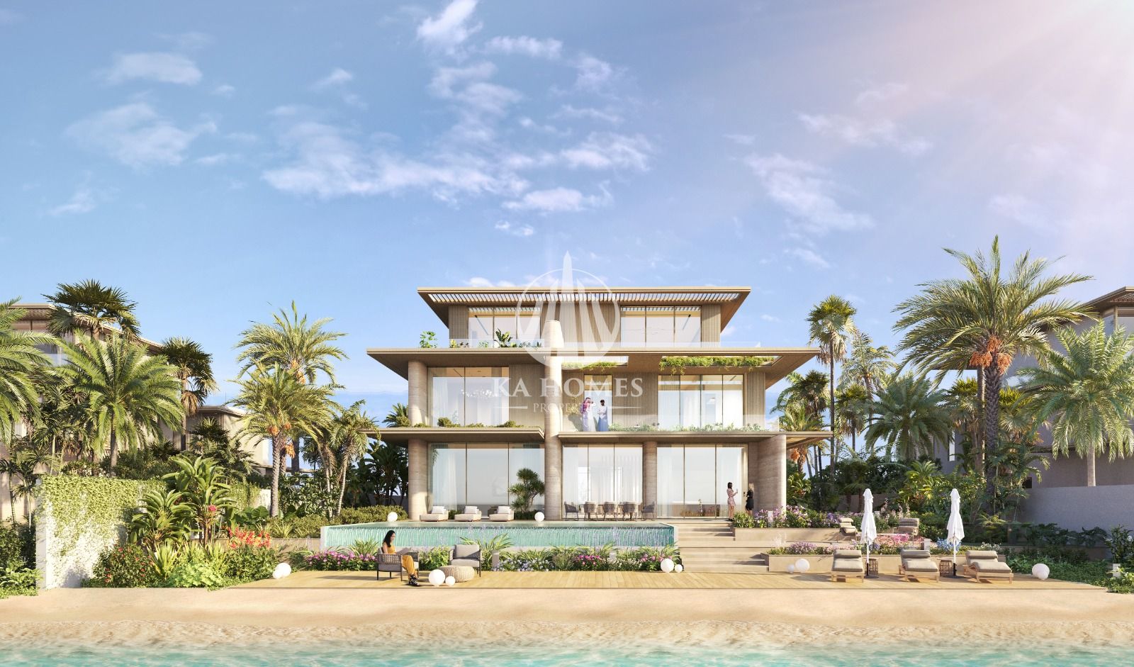 | Beachfront Villa | Luxury Design | Private Beach | 10% Down Payment | Freehold |
