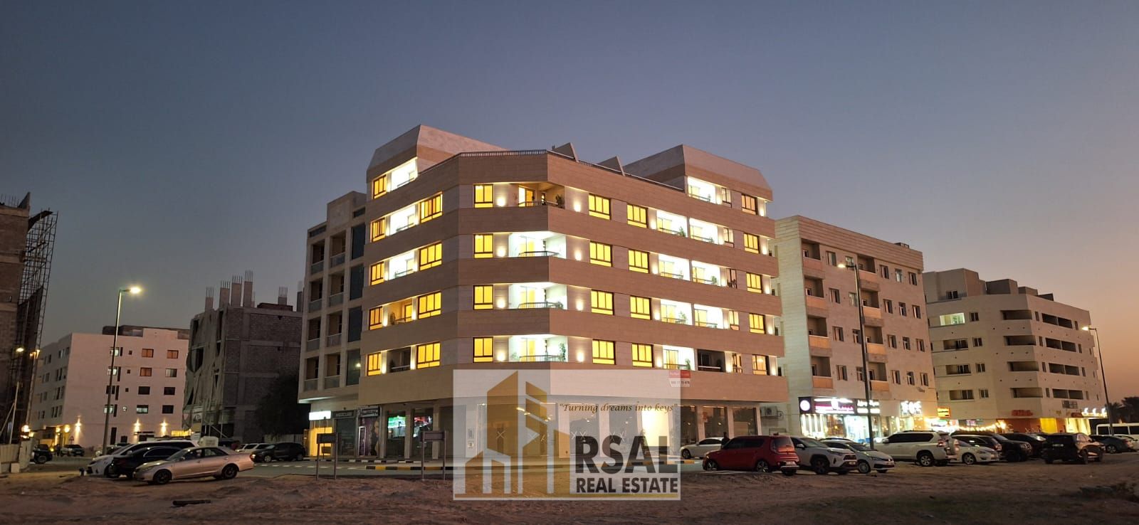 Modern Brand New Luxury Spacious 2-BHK Apartment with Balcony Open View Family Building Near Zahia City Center