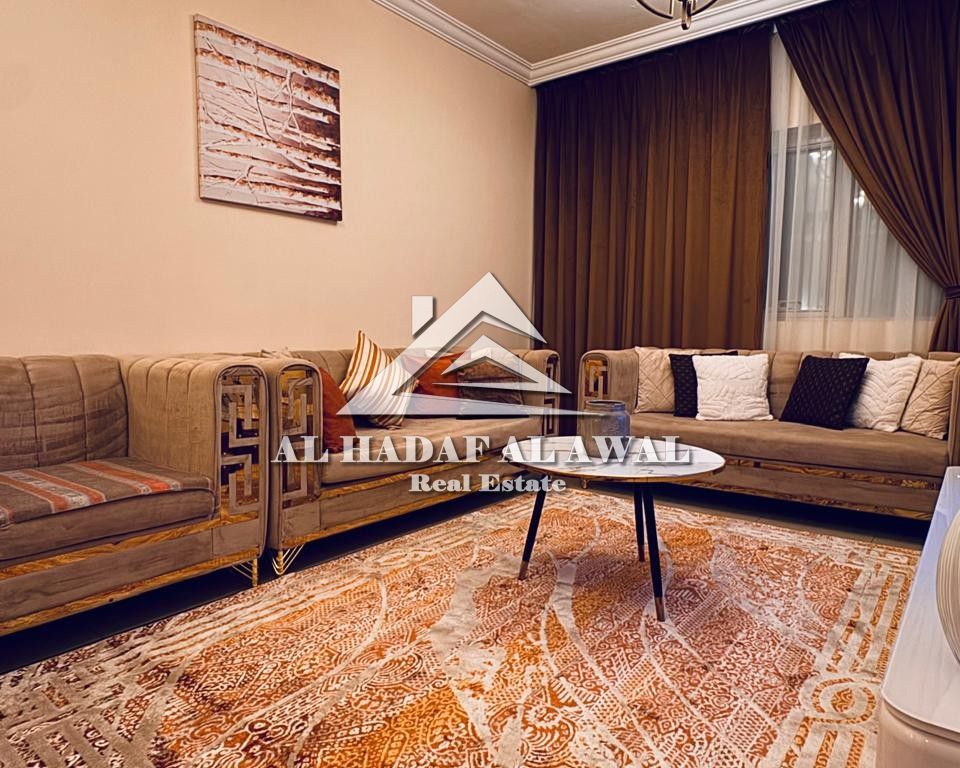 2 bedrooms living room with balcony master rooms 3 bathrooms additional hall for rent Al Taawun 8200 including internet and 1000 deposit ready to move