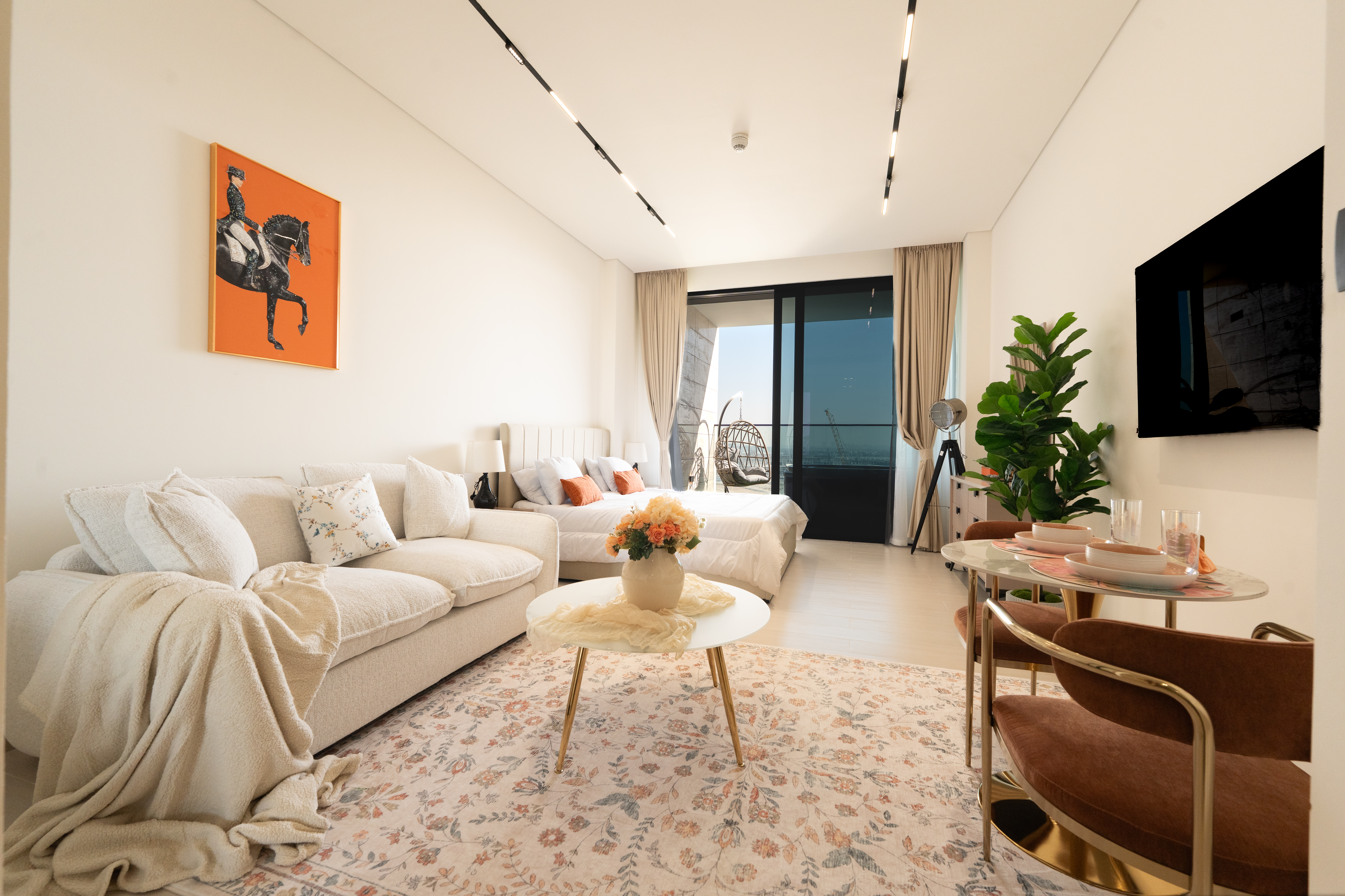 Premium Luxurious Studio with Private Jacuzzi & Canal View | Trillionaire Residences | Business Bay