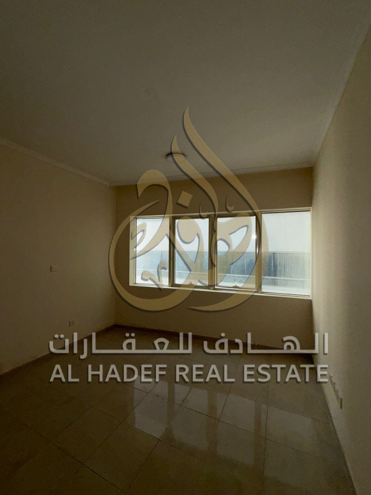 Two bedrooms and a living room for annual rent, featuring 2 bathrooms, a balcony, and a maid's room. Security deposit can be paid in cash in 4 or 6 in