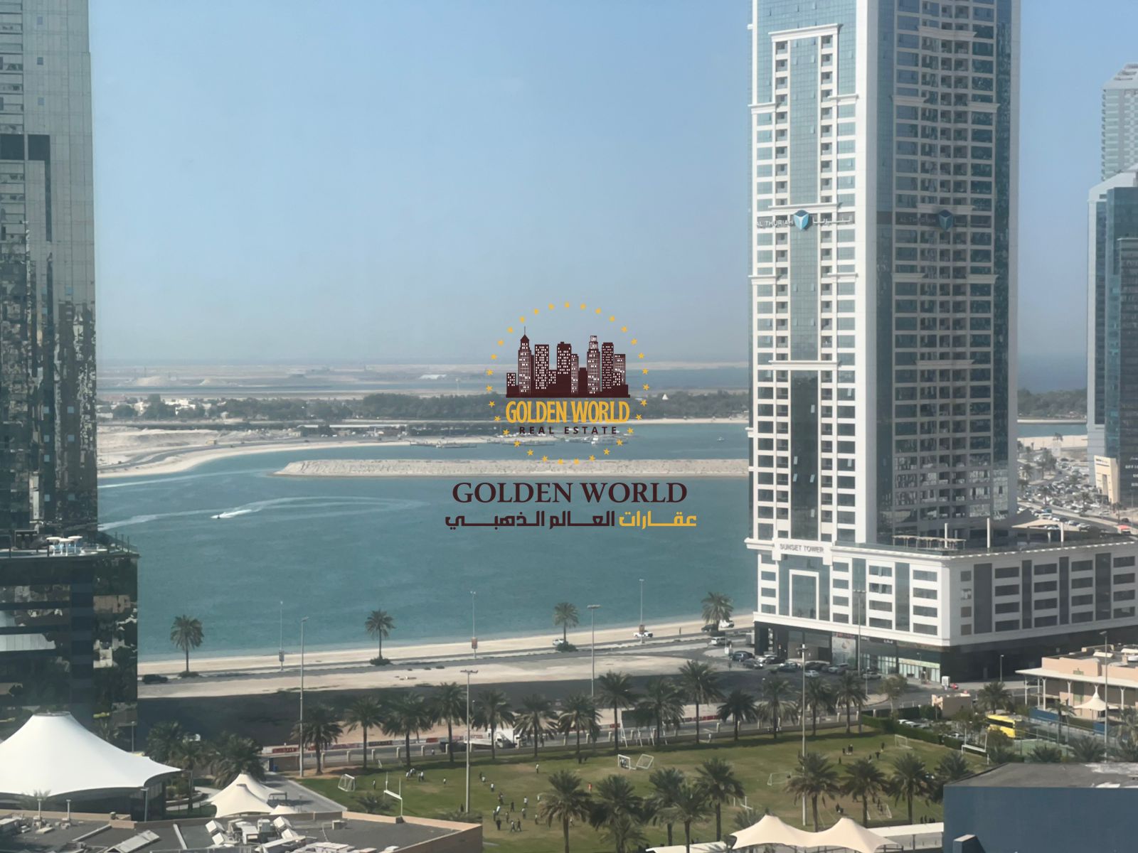 Spacious 3BR apartment with balcony, open sea view, master bedroom, maid’s room with kitchen, 4 bathrooms and built-in wardrobes. Prime living