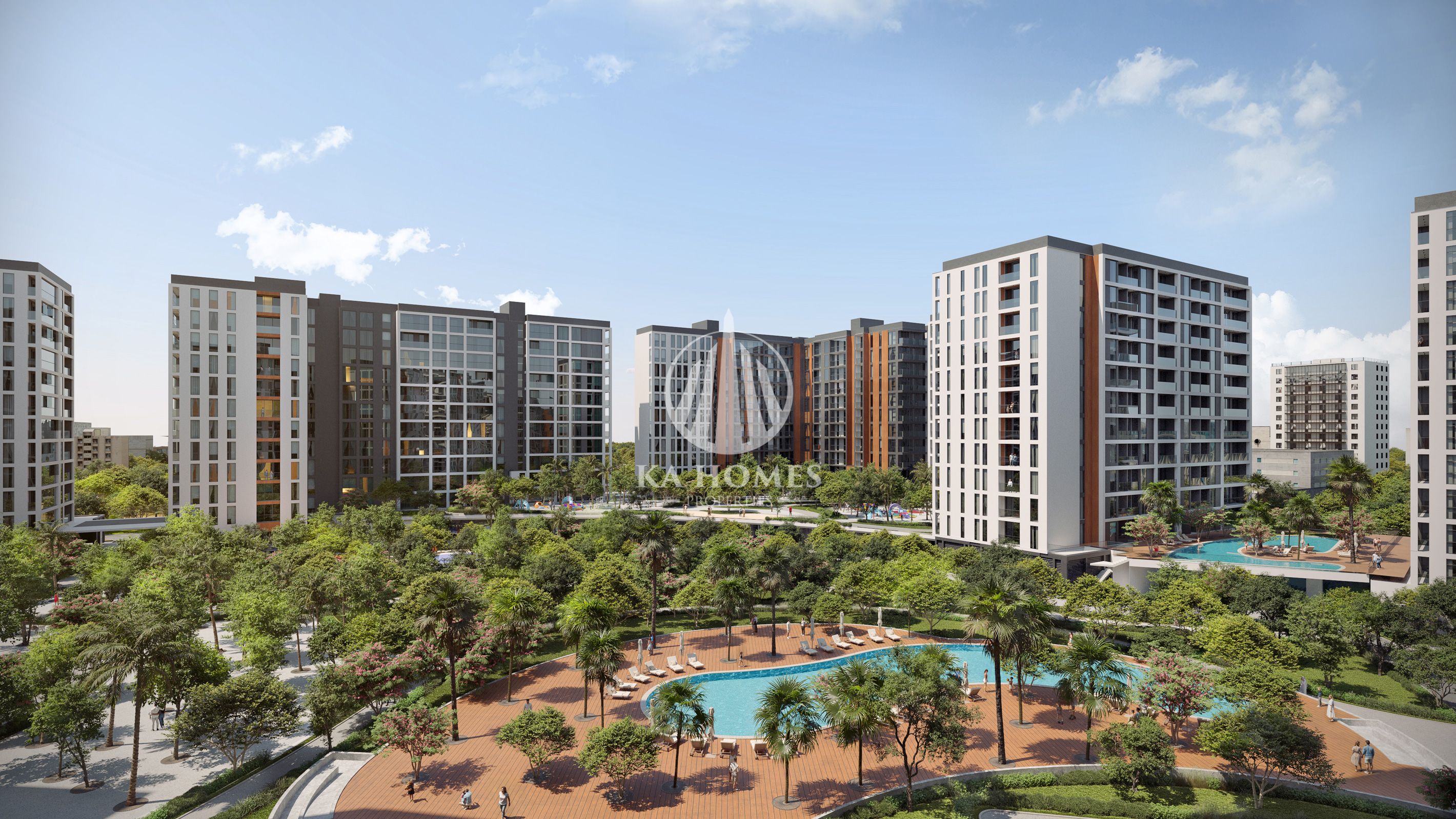 Luxury Residential Towers with Contemporary Design
