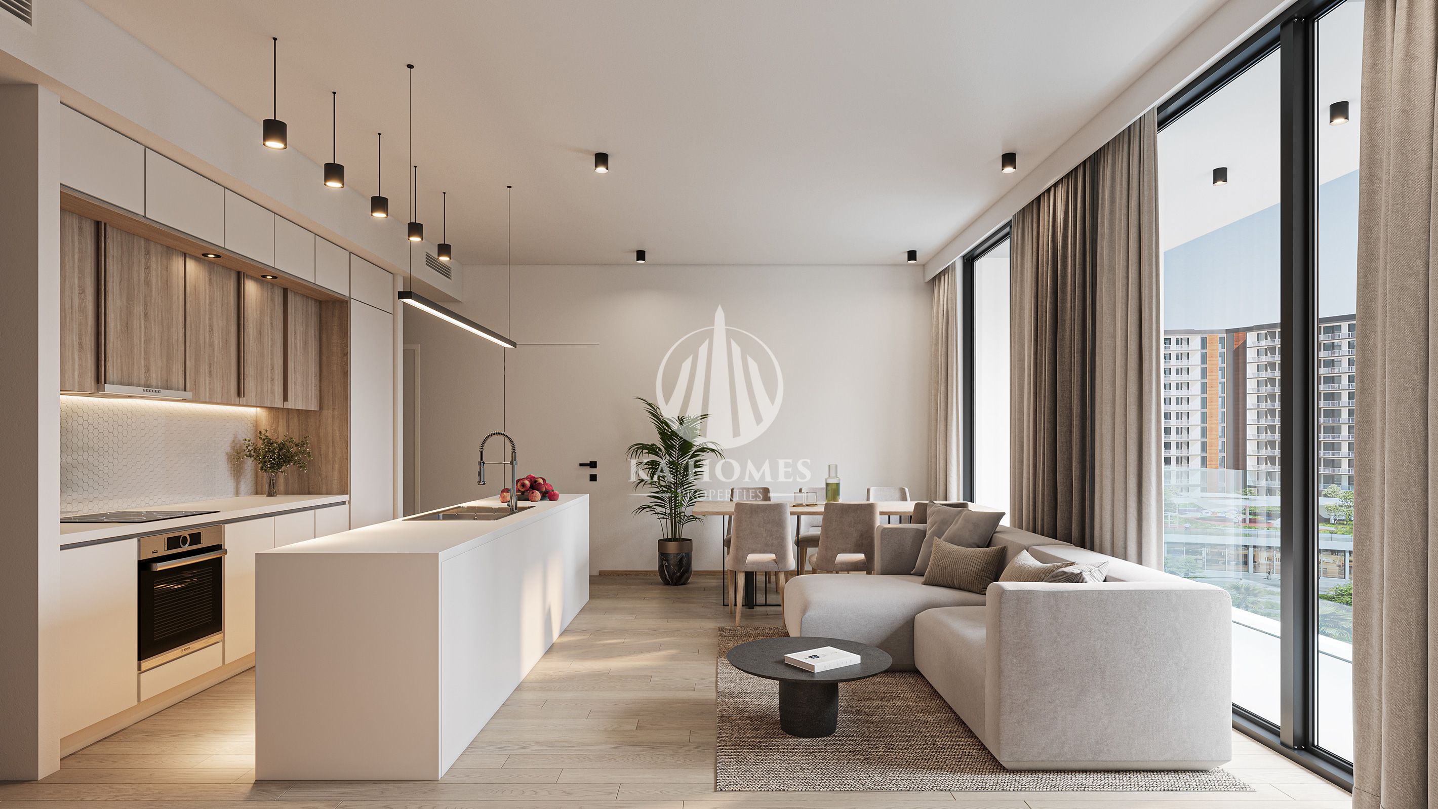Panoramic Views and Architectural Design Filled with Natural Light