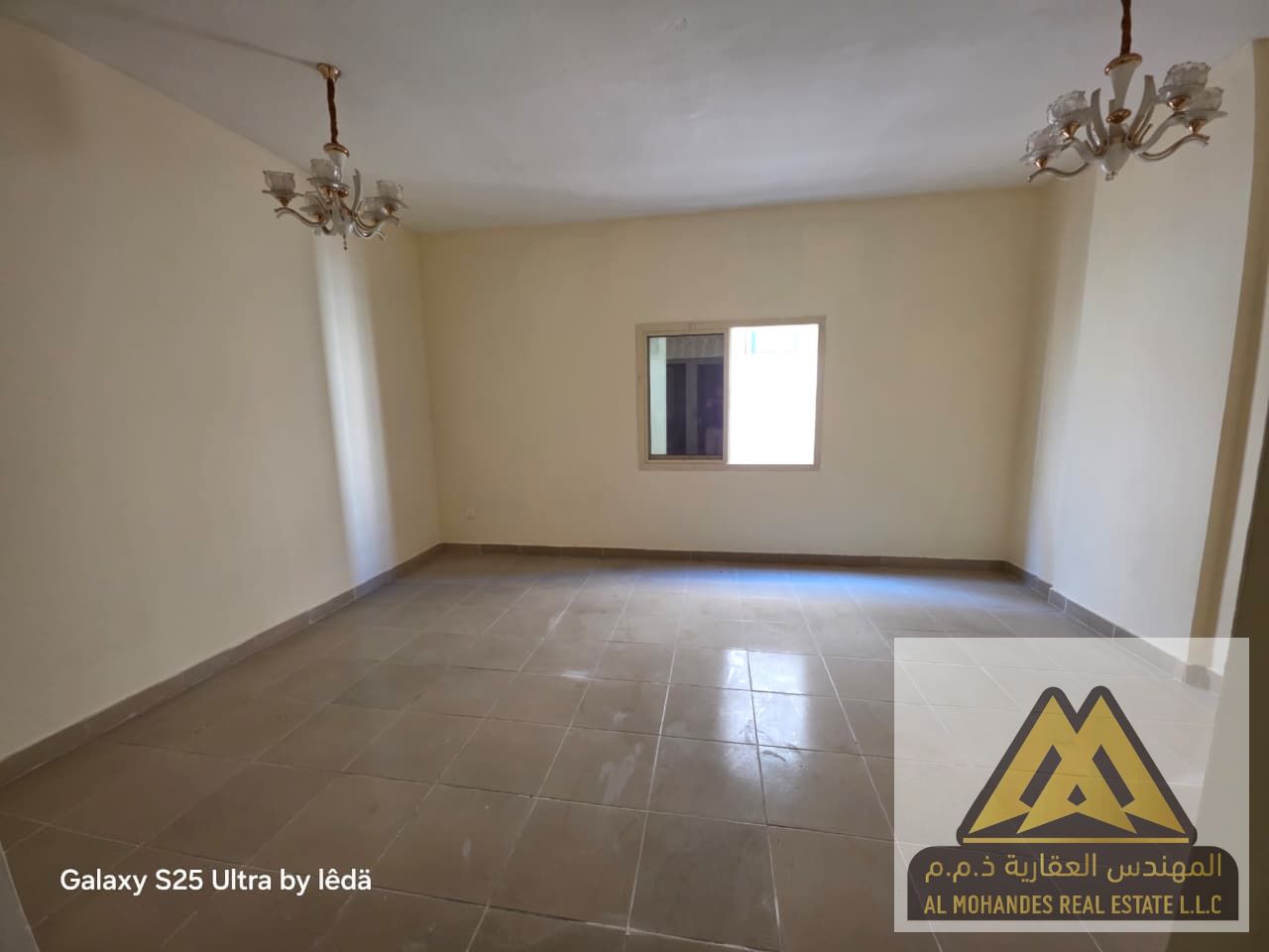 3-bedroom apartment with a living room, master bedroom, balcony with open view