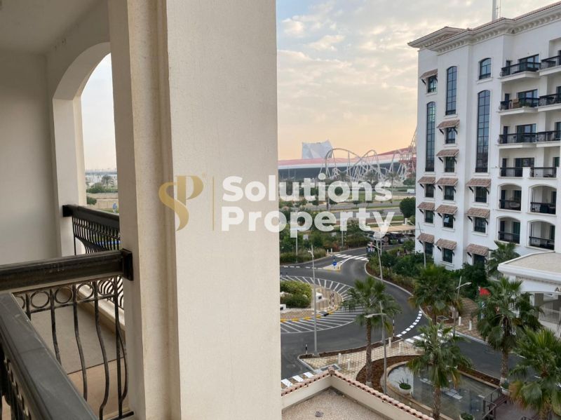 Ferrari World View | 2BR with Balcony | Parking