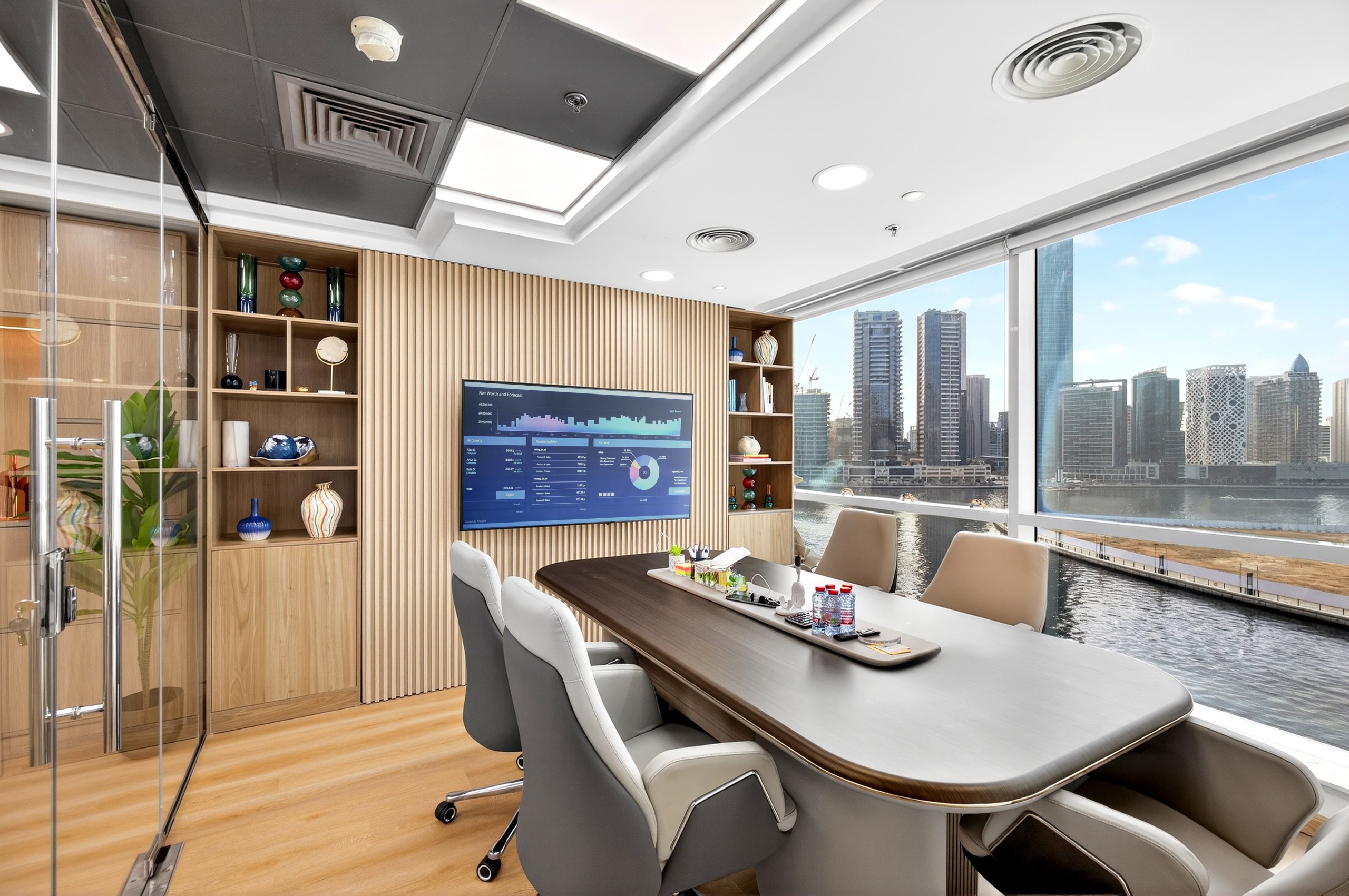 Luxury Canal-View Office | Blue Bay Tower | 18K/month slightly negotiable