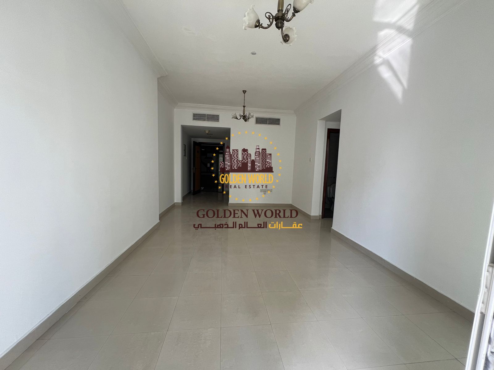 1-bedroom apartment in Al Taawun, Sharjah with balcony, open view, master bedroom, 2 baths, built-in wardrobes, family-only, 24/7 security. Rent 44,00