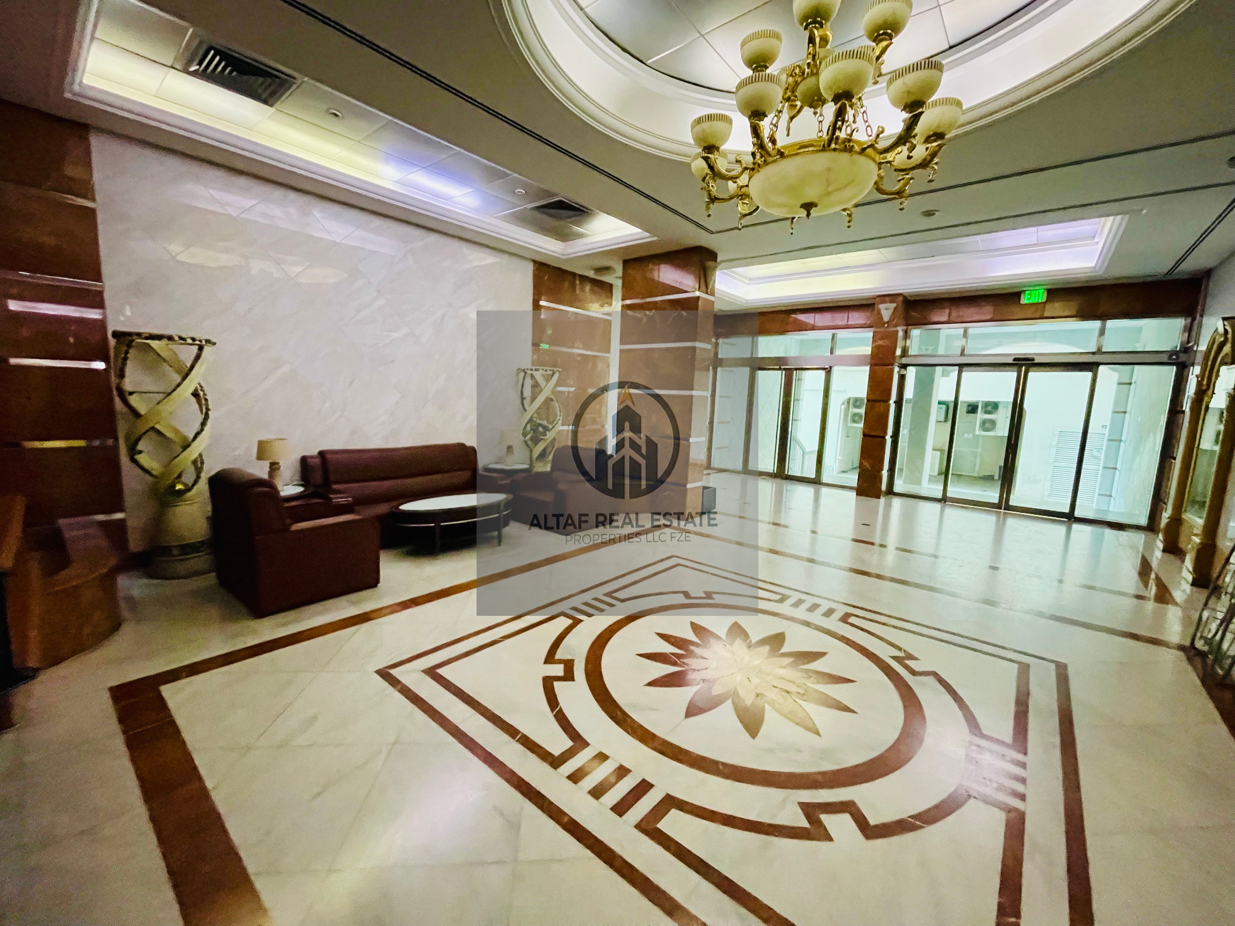 Luxury 1BHK Near Al heerah Beach With GyM Pool with Balcony