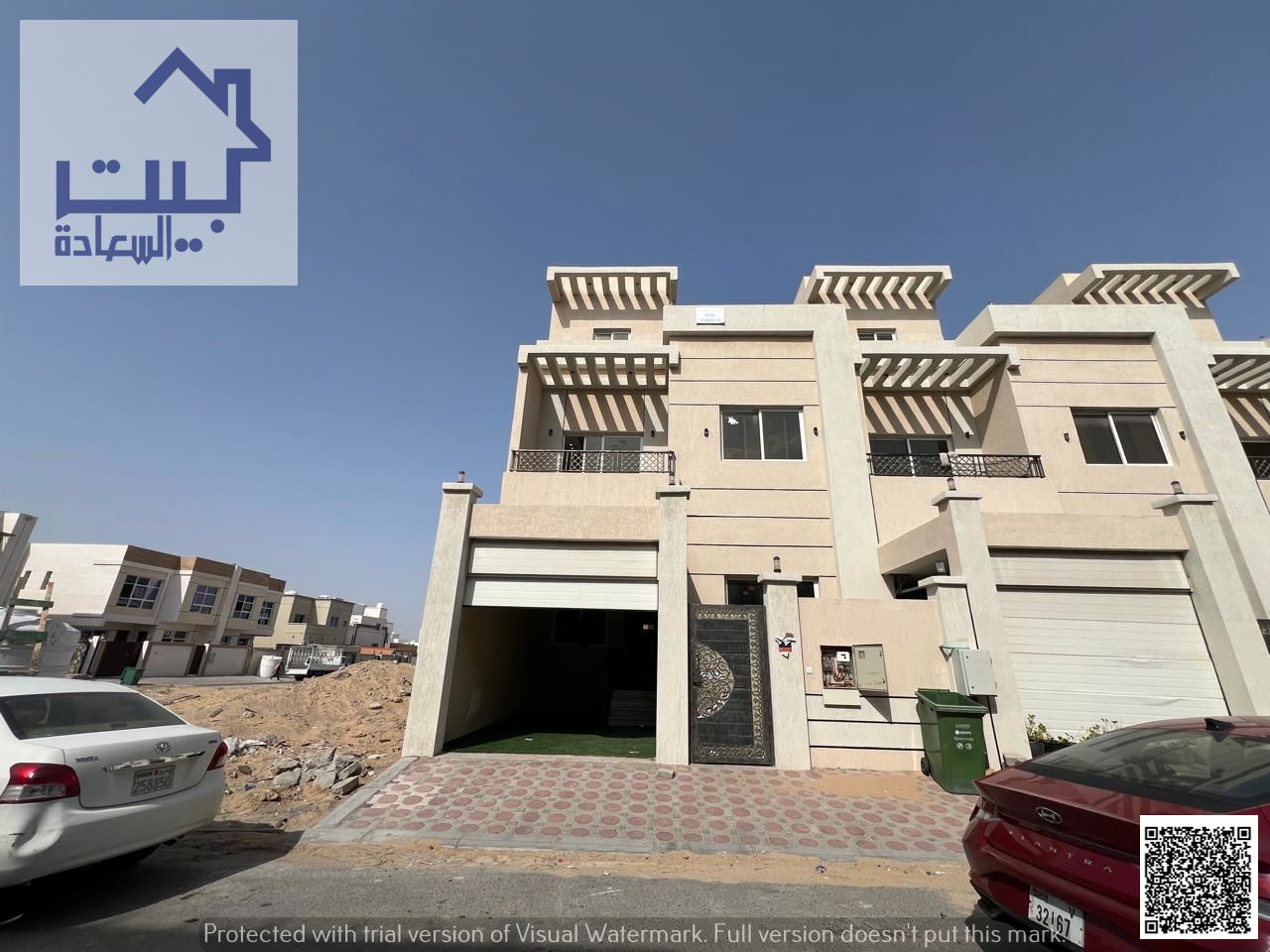 Townhouse for rent in Al Zahia, Ajman – First occupant, 5 master bedrooms, on main street, easy access to Dubai & Sharjah