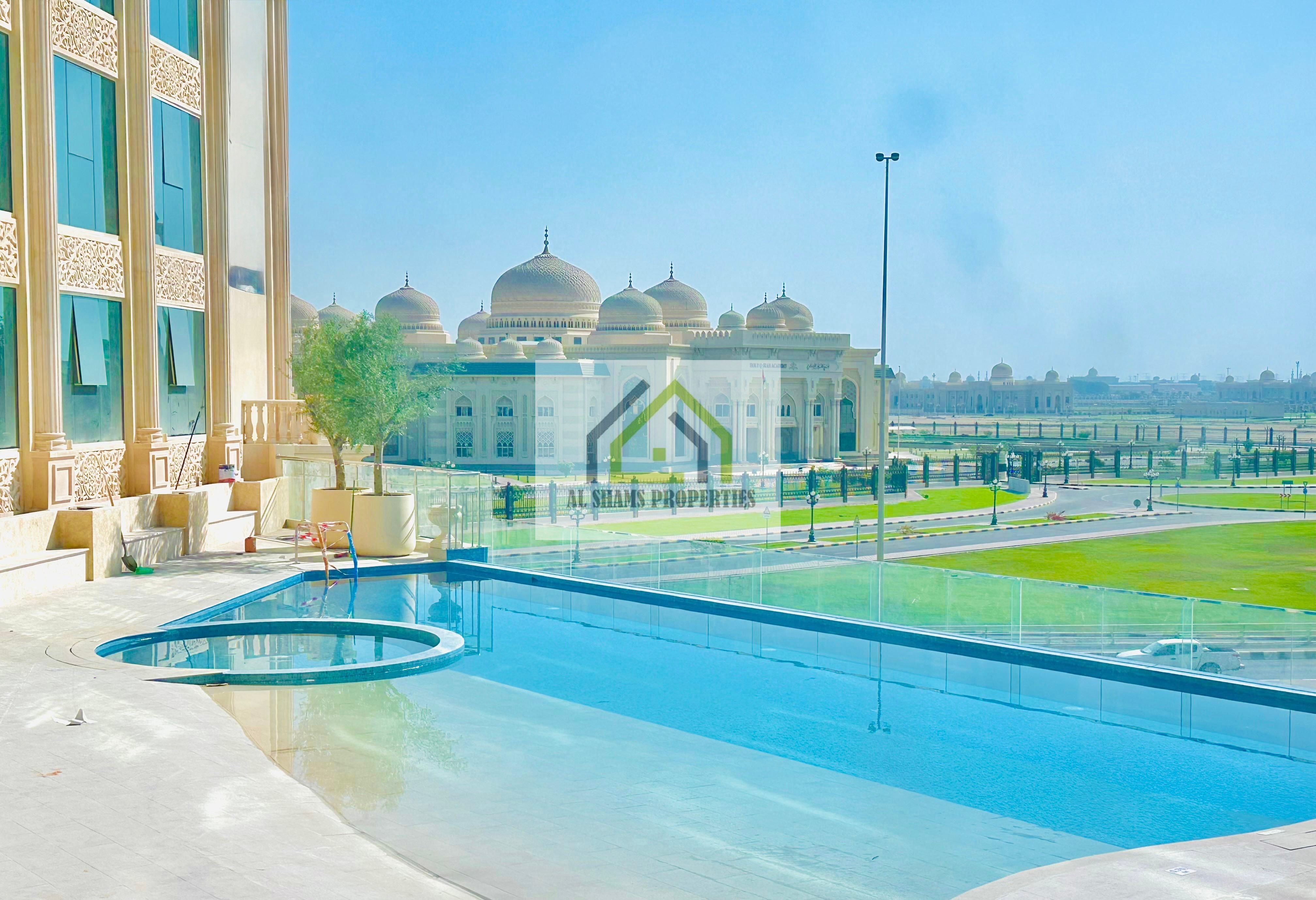 Brand New 3BHK ! Maid Room ! Gym pool ! Full open view