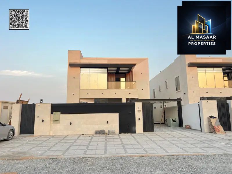 A beautifully designed luxury villa located next to Ajman Academy in Al Muwaihat 2, featuring high-end finishes and spacious family living areas.