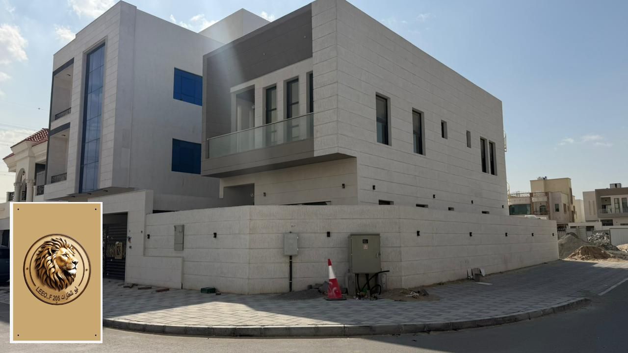 Villa for sale in Al Yasmin area. Privately built. Corner lot on two streets. Close to Al