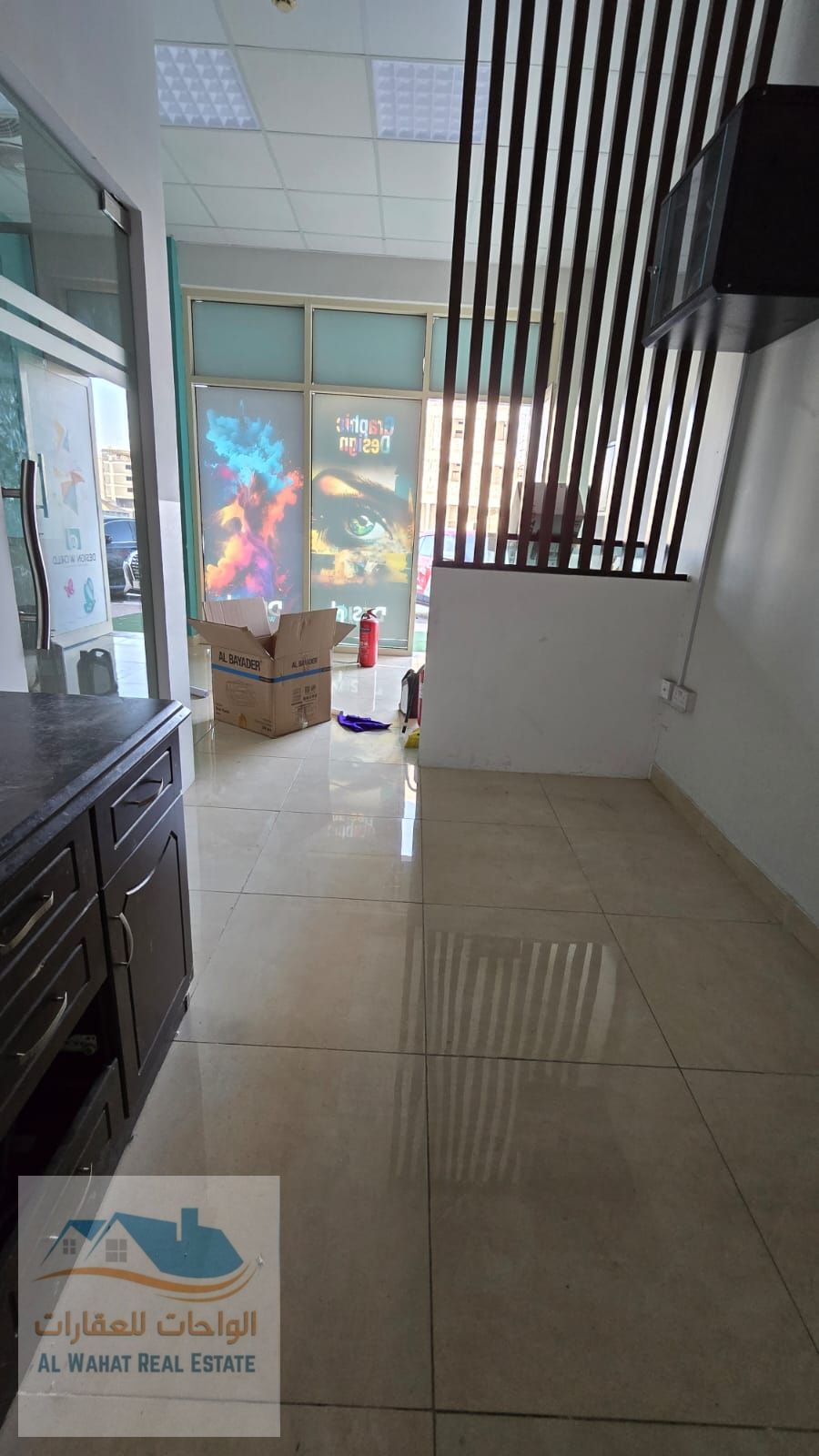 Warehouse or shop for annual rent in Al Jurf 3, near the Chinese market, with payment facilities.