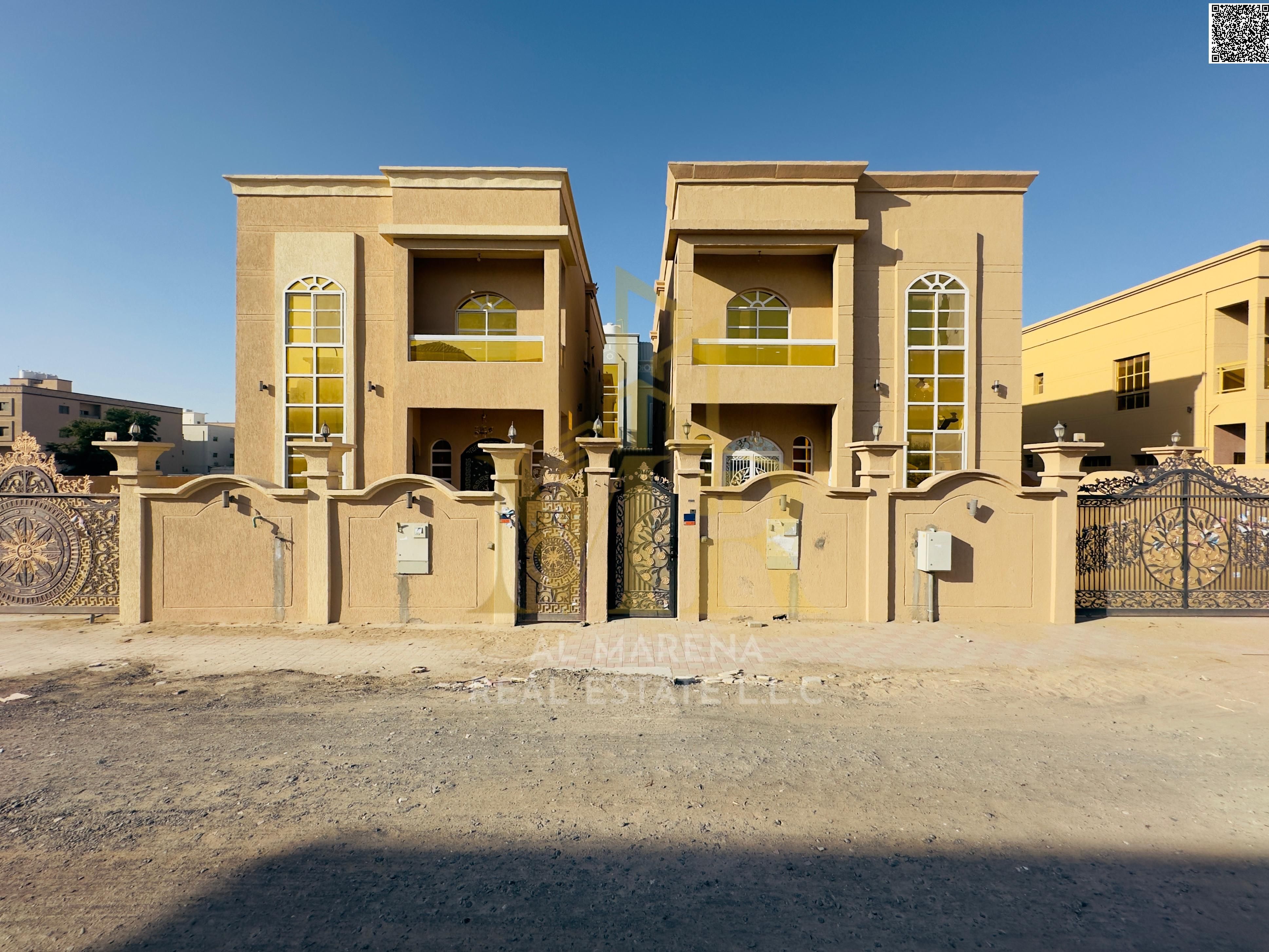 Villa in Al Rawda 1 area | Prime location directly opposite the park | Special price including electricity, water, and air conditioning | Freehold own