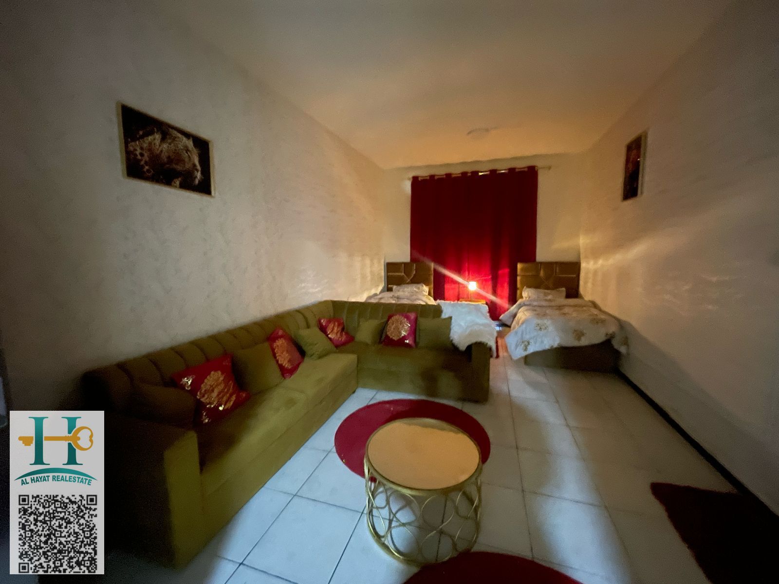 Fully furnished studio for rent in Ajman – Al Nuaimiya 3, Located behind Dubai Islamic Bank