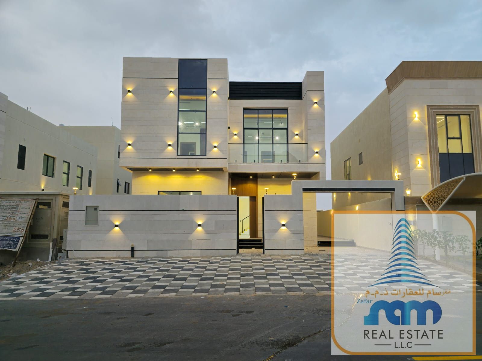 Luxury Brand New Modern Style Villa Available For Sale in Ajman Al Helio 2.