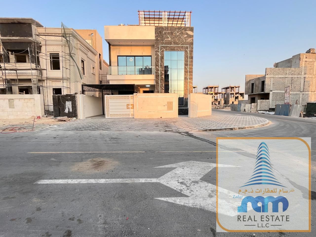 Spacious 7-Bedroom Corner Villa for Sale | Al Helio 2, Ajman |.