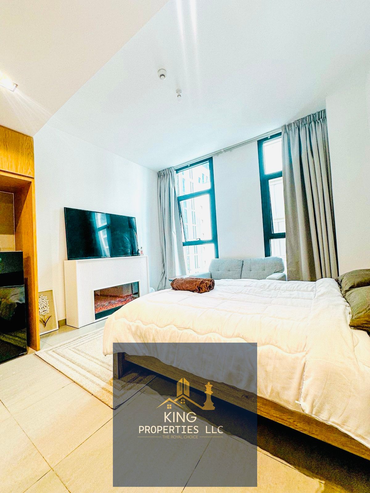 Brand new furnished studio pool view for rent Al mamsha Sharjah