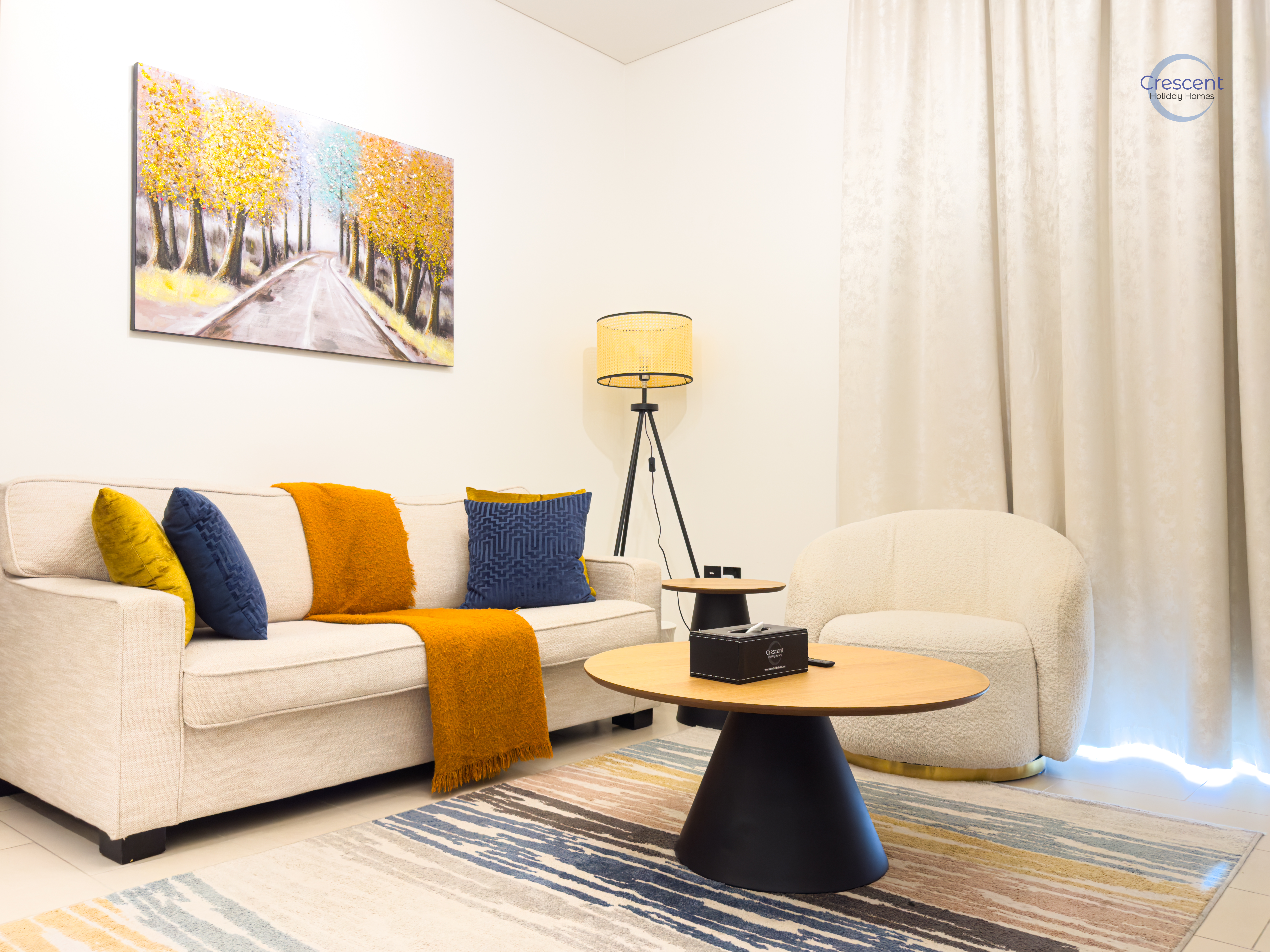Contemporary 2BR Apartment | Dual Balconies, Pool View