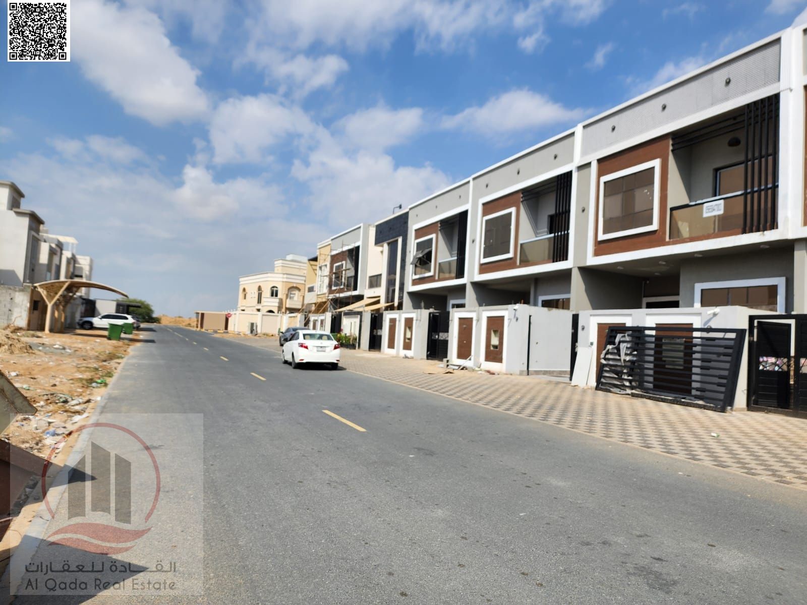 Villas for sale in Al Zahia area, Ajman. Elegant design, prime location. Registration fees included.
