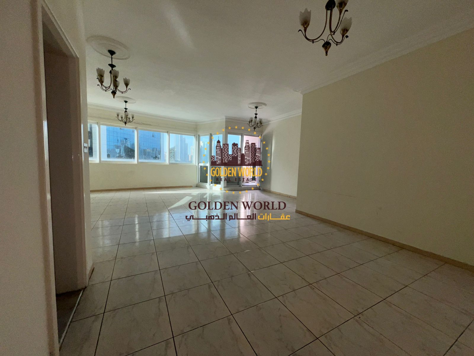 3 Bedroom Apartment with Balcony, Open Sea View & Free AC – Al Majaz 2