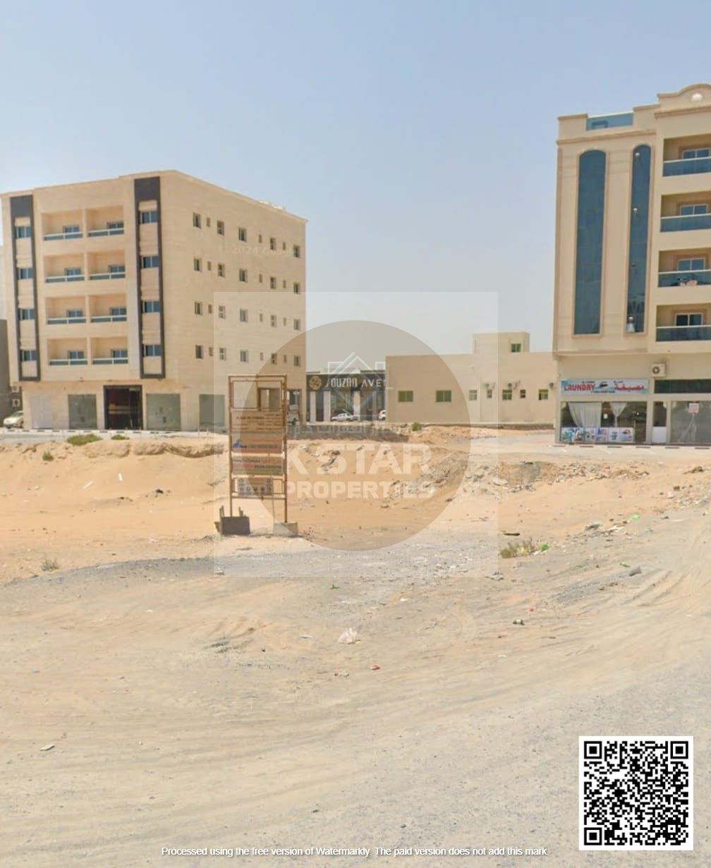 PRIME LOCATION AND DIMENSION OF PLOT BEHIND CHINA MALL SIZE 8250 SQ FT 2 SIDES ROADS IN AL JURF INDUSTRIAL 3 AJMAN