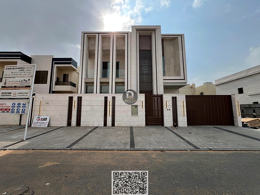 For sale: A neoclassical villa with spacious areas, central air conditioning, and European finishing, at an incredibly attractive price and in a prime