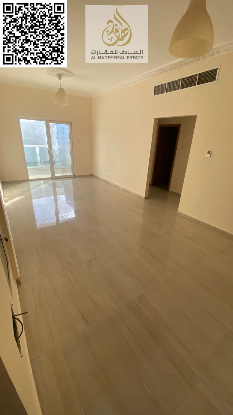 One bedroom and living room, large area, 2 bathrooms, master bedroom with balcony in Al Rashidiya 3