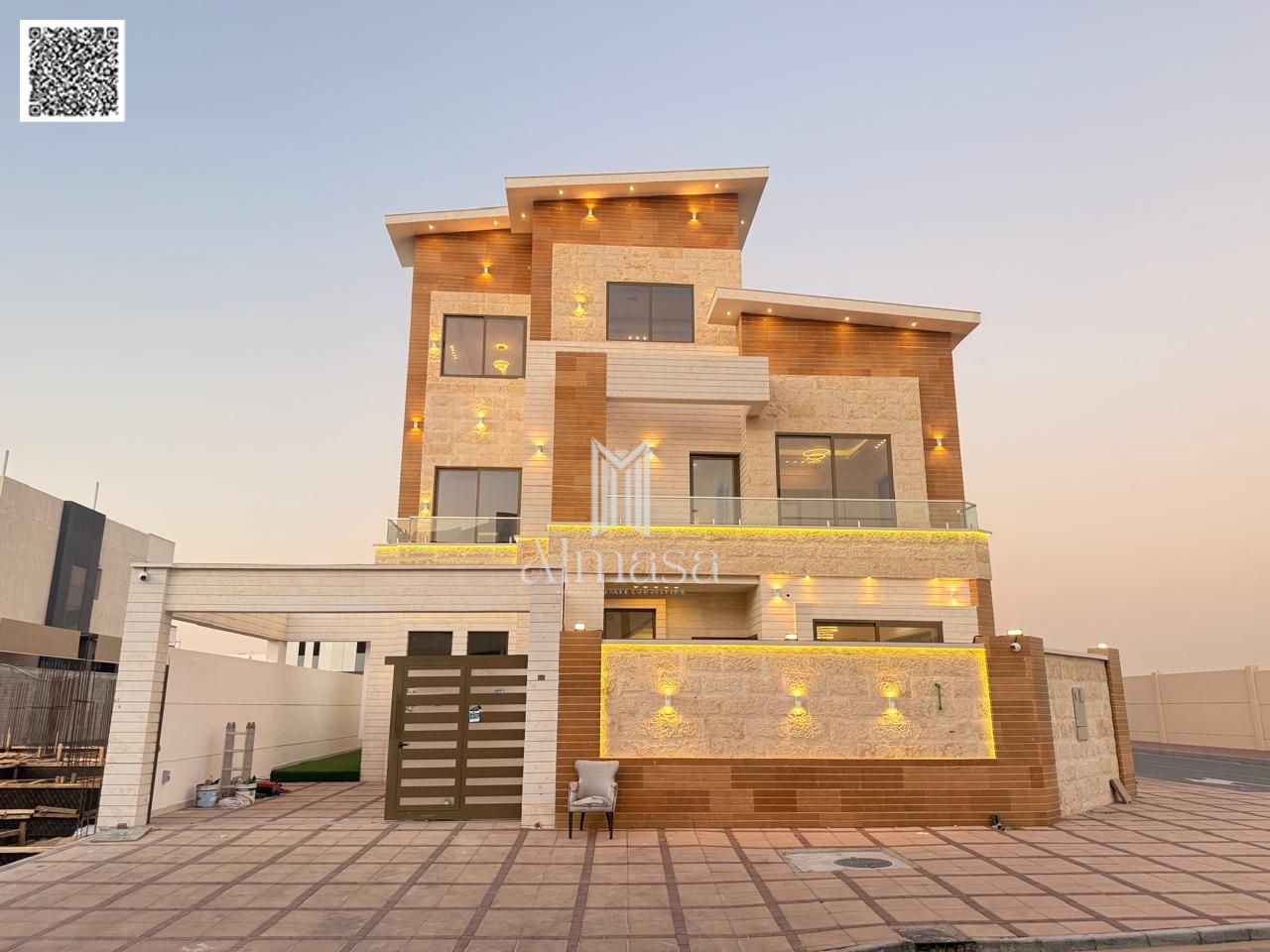 Luxury villa with 7 master bedrooms in the heart of Al Bahia, Ajman. Spacious living areas | High-end finishes | Quiet location. An ideal choice for f