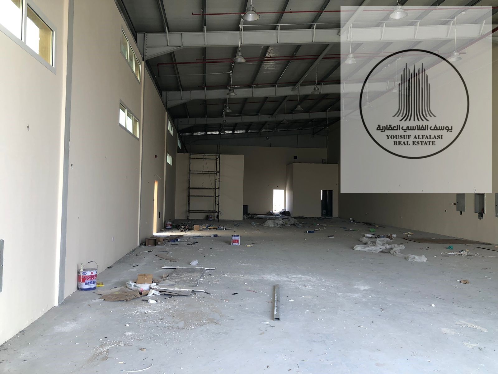 Annual Rent – Prime Warehouse on a Main Street in Al Sajaa Industrial Area