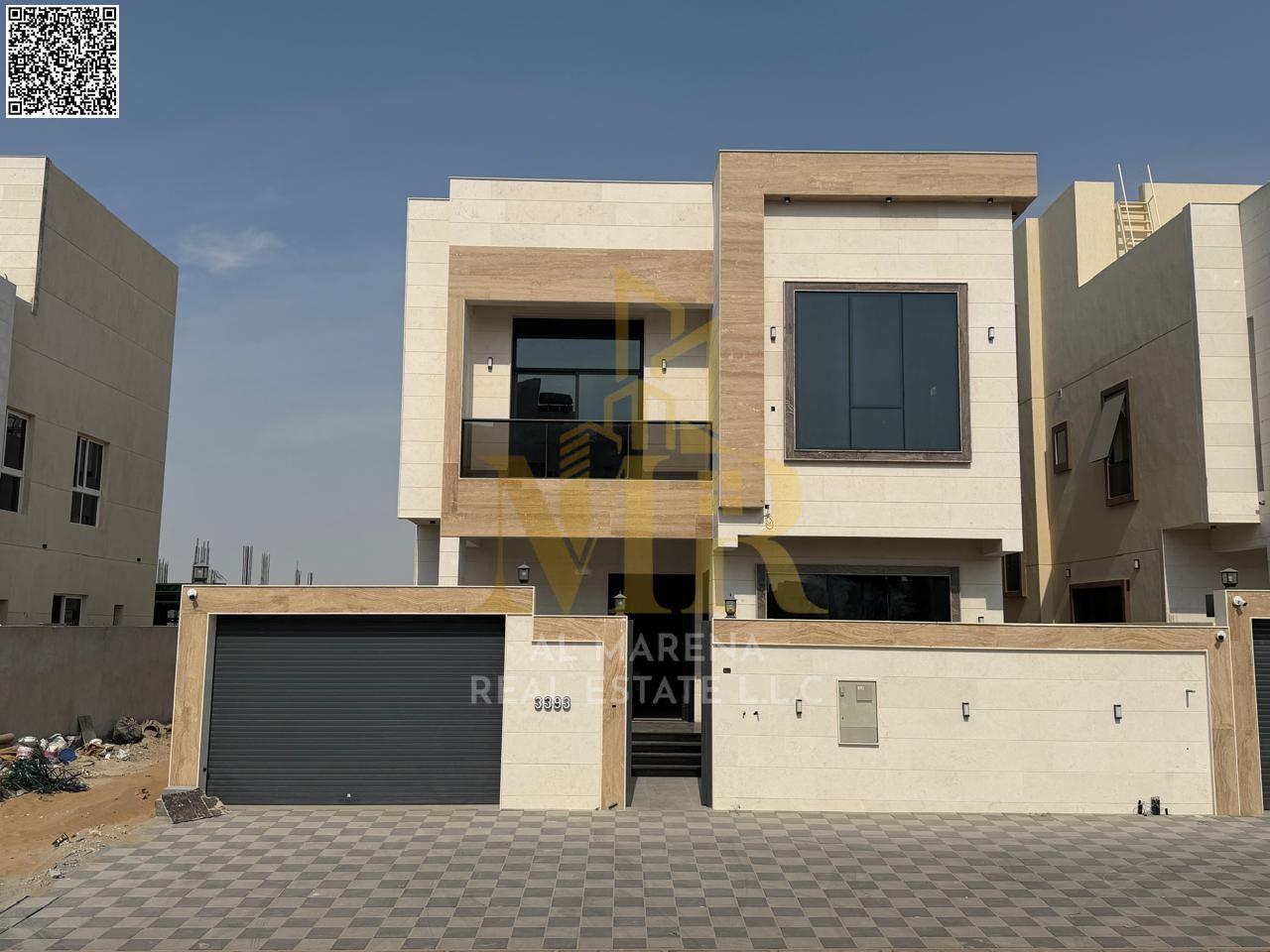 A villa with all-inclusive air conditioning and freehold ownership on the main street, ready to move into, in the most prestigious areas of Ajman. Fre