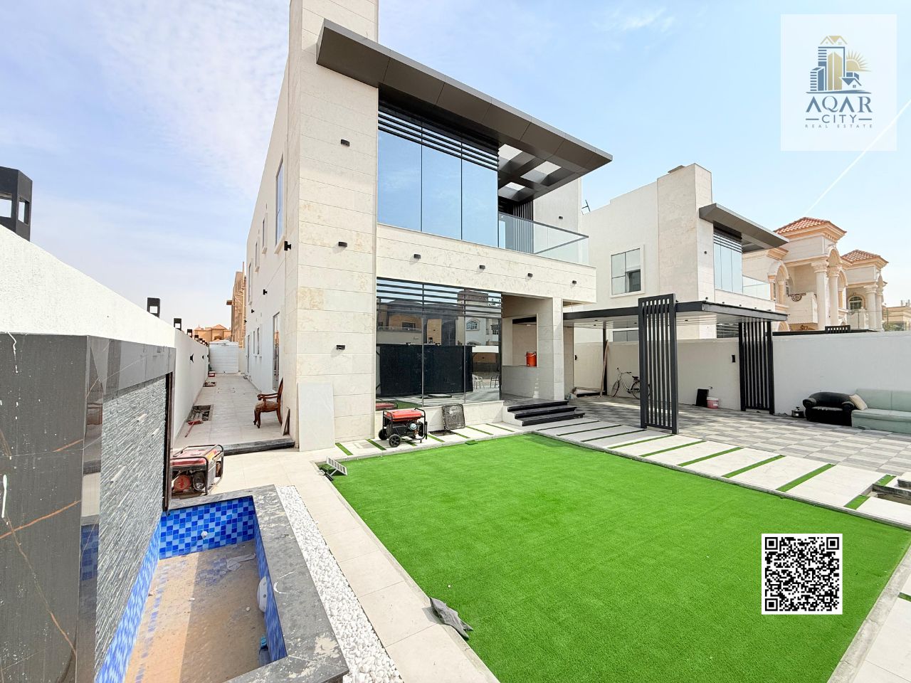 Price Reduced! Luxury Villa 5000 Sqft Next to Ajman Academy | LG AC & Italian Fittings |