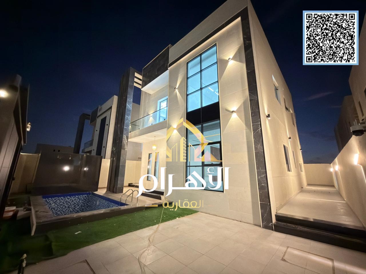 Villa for sale in Ajman, next to the Chinese market, directly on Sheikh Mohammed Bin Zayed Road. Freehold ownership for all nationalities.