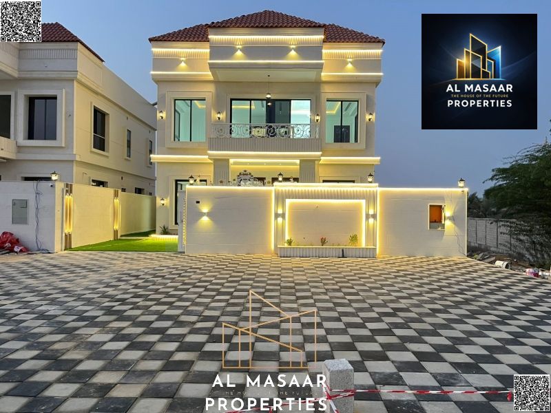Own a classic villa for sale in Al Helio 2 area – Ajman. Excellent location opposite the mosque, close to all services.