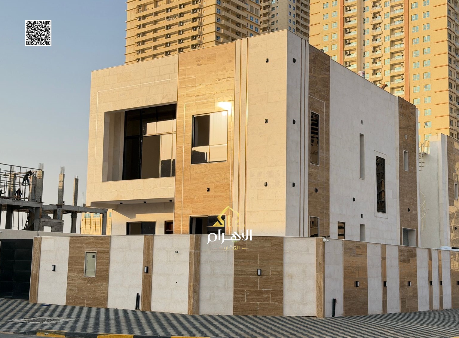 Luxury Villa in Al Amerah Spacious land with elegant construction. Freehold ownership for all nationalities Contact: Mohamed Marzouk – Al Ahram