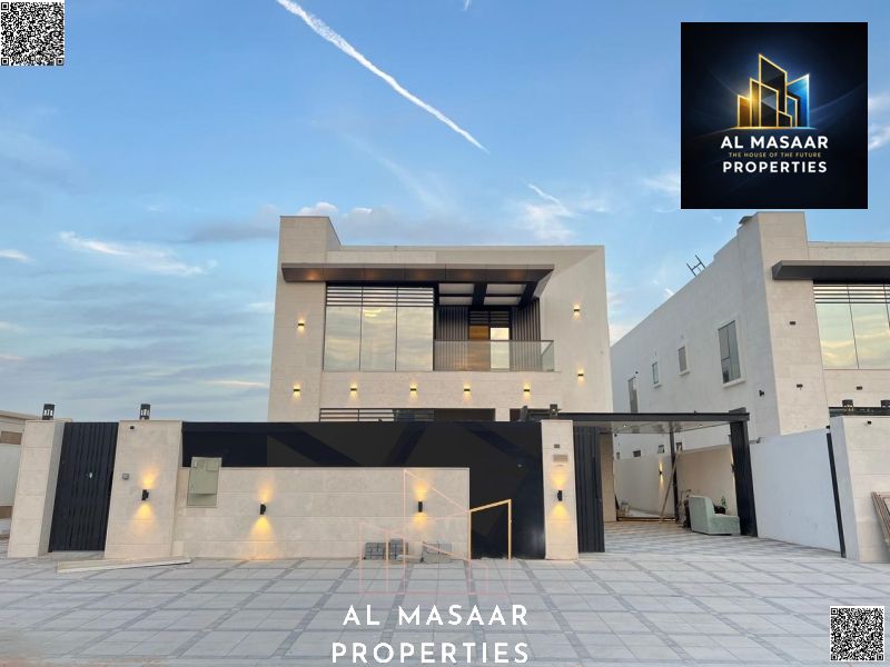 Modern design, 5000 sq ft space with a garden behind Ajman Academy, price includes air conditioning and is negotiable.