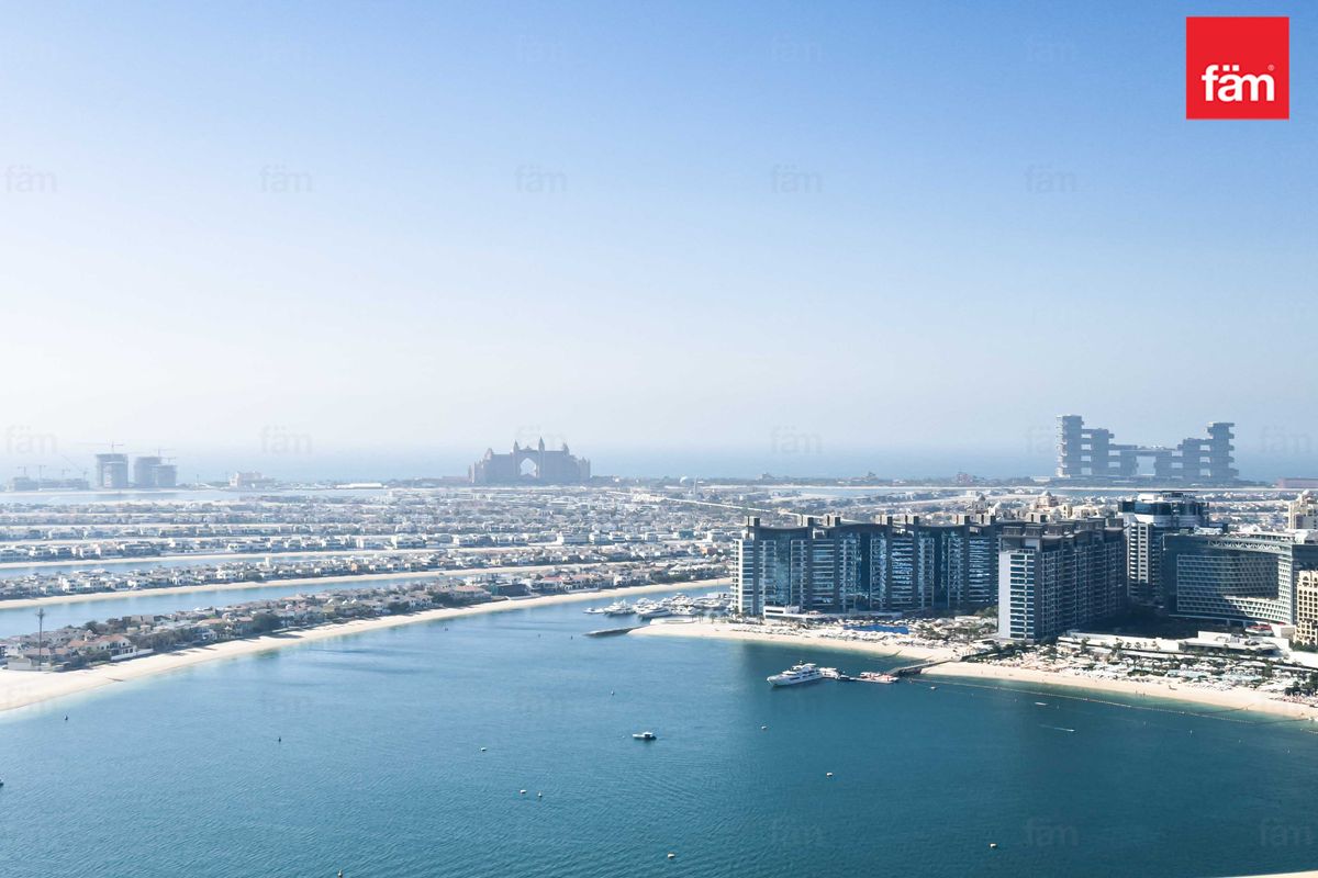 Full Palm Views | Curved Balcony | Grand Bleu