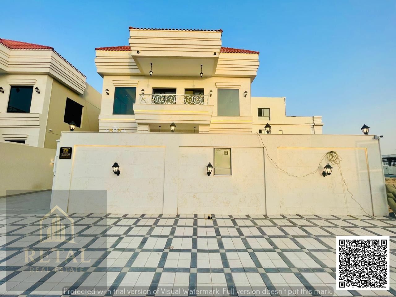 Two-Storey Villa for Sale in Al Helio 2 Ajman | 280 Sqm | 4 Master Bedrooms | Majlis & Hall | Central AC