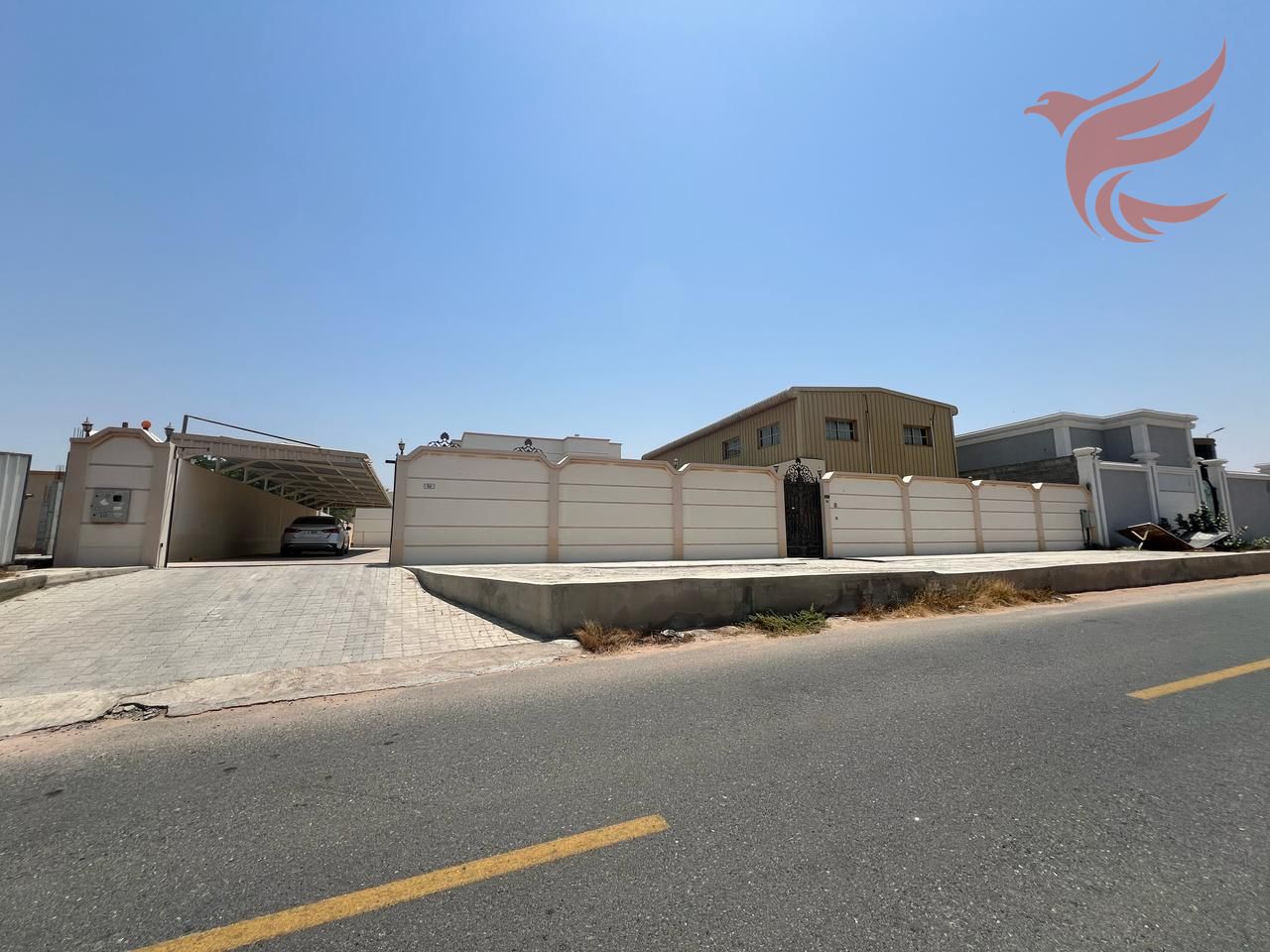 6 Bedroom Villa – Al Dhait South * 6 Bedrooms (All Master) * Maids Room * 2 Kitchens (Indoor & Outdoor) * Laundry Room * Covered Swimming Pool *