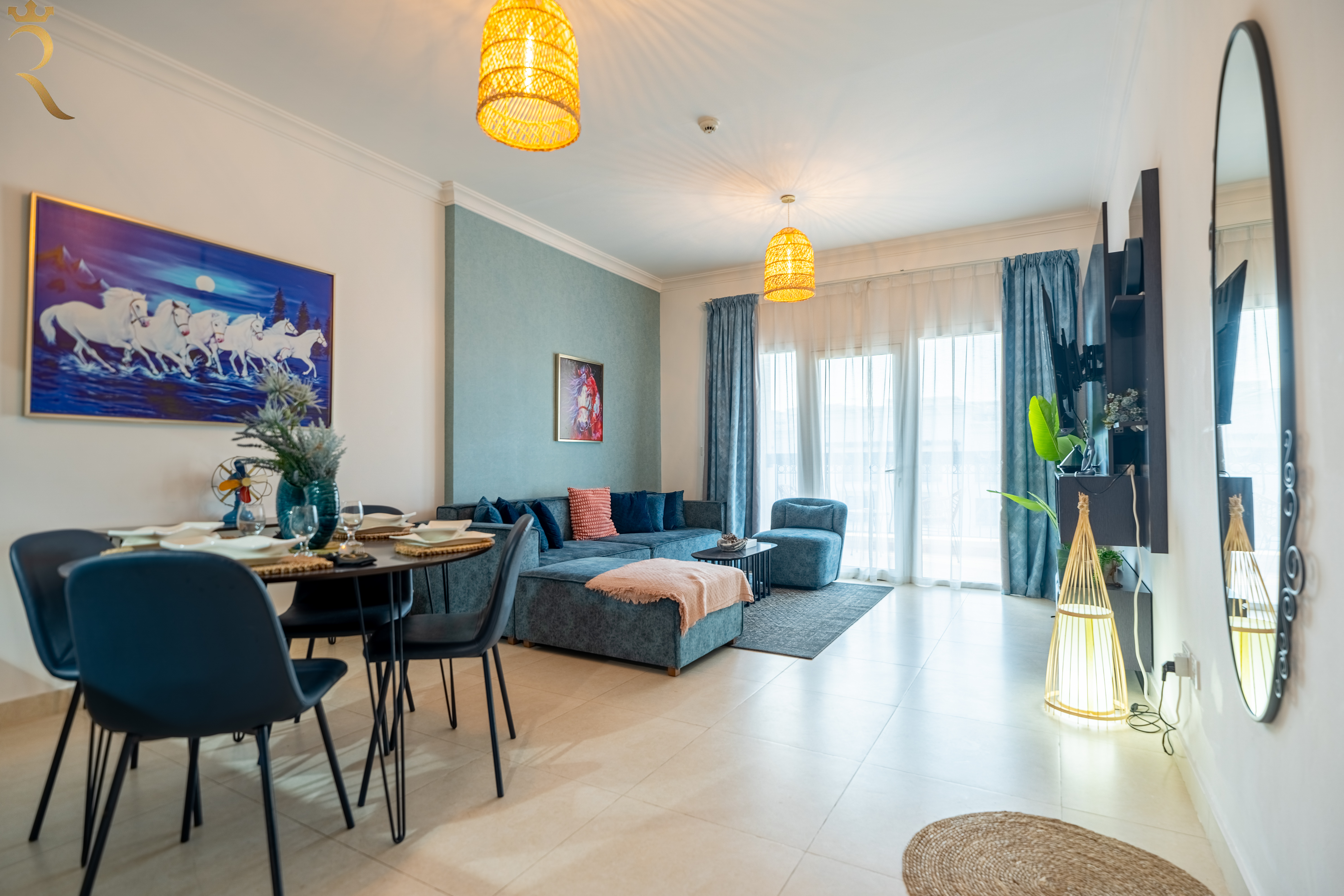 1BR Blue Sapphire | Chic Yas Island Retreat