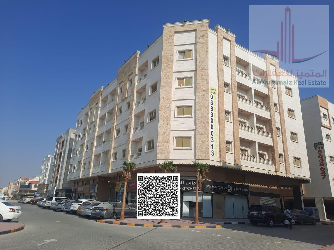 One-bedroom apartment with a living room and two bathrooms in Al Jurf 3 area. Excellent location, close to all services. Family-only building.