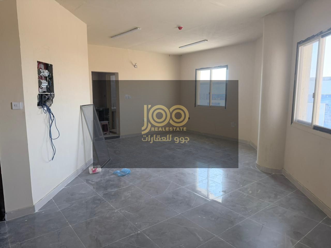 88 workers' accommodation rooms in Umm Al Thu'ub, each room has a bathroom and kitchen