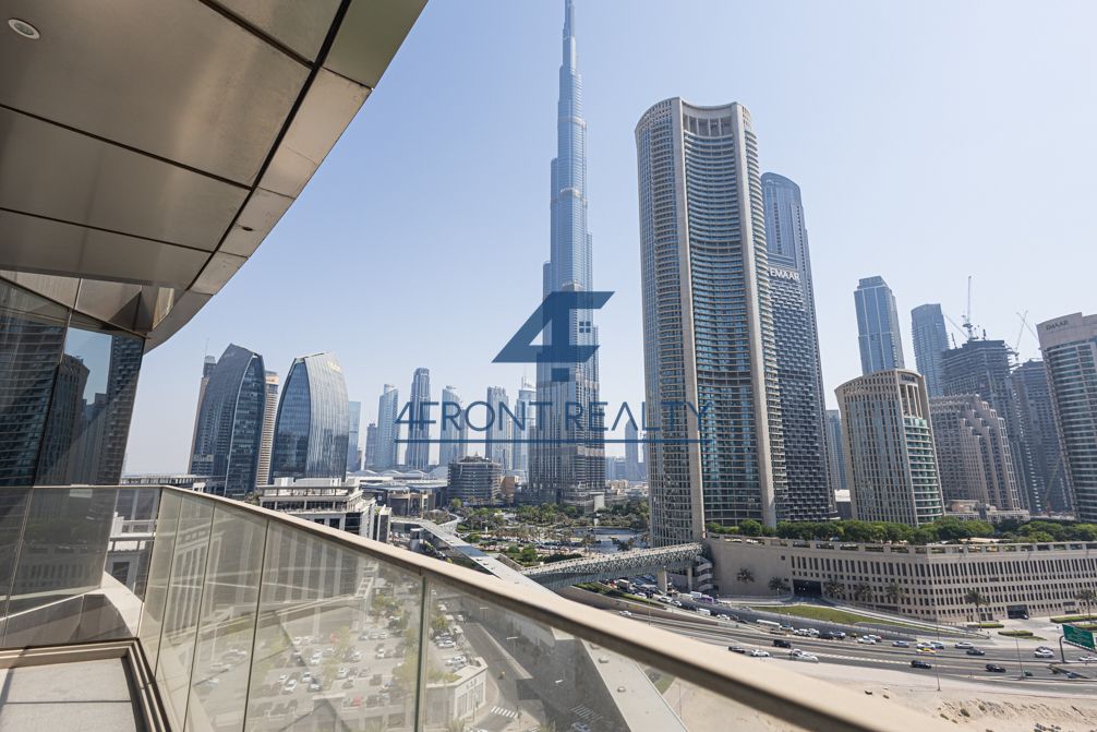 Direct Metro Access | Burj Khalifa View | Closed Kitchen