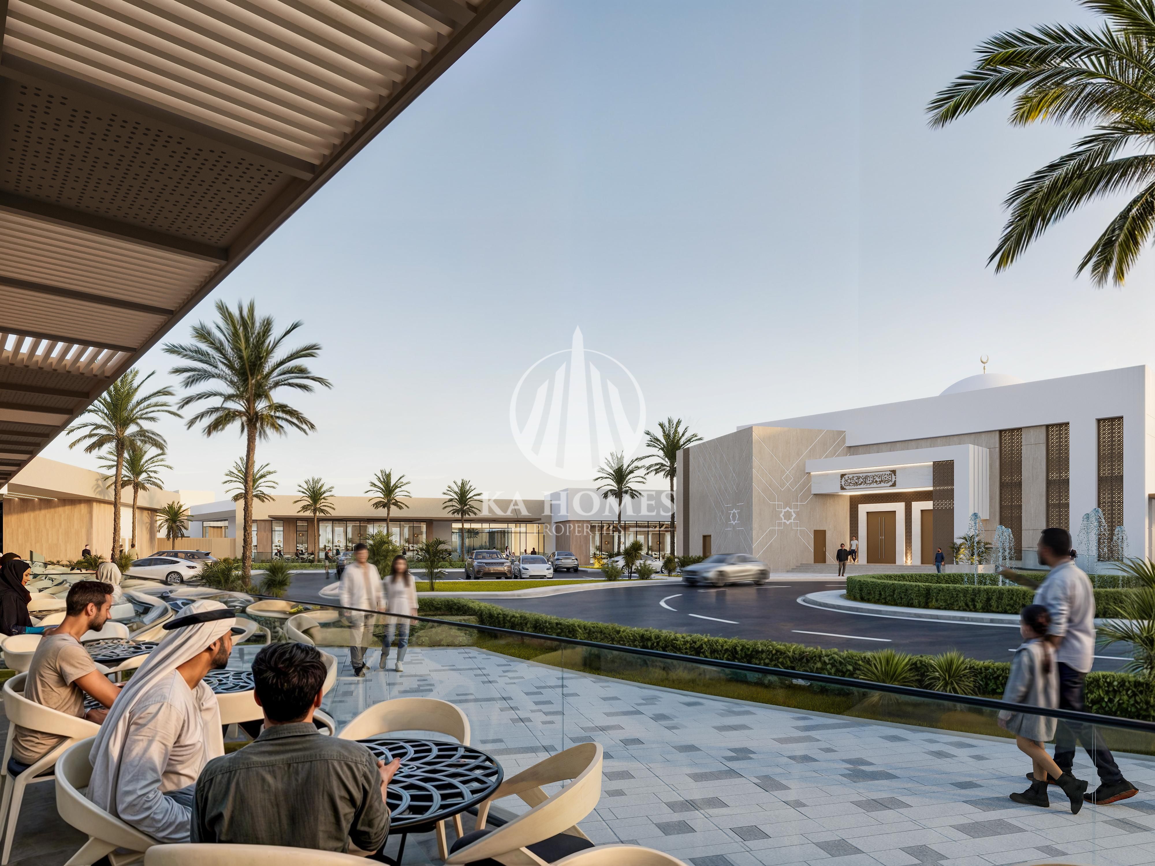 Luxury independent villas within a serene green residential community in Sharjah