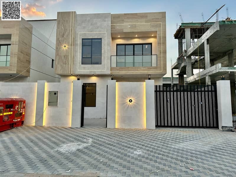 Villa with all registration and ownership fees included, ready to move in, in one of Ajman's most prestigious areas, freehold ownership.